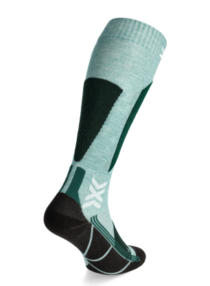 Lyžiarske ponožky dámske X-Socks Ski Discover OTC - sage green/english lawn