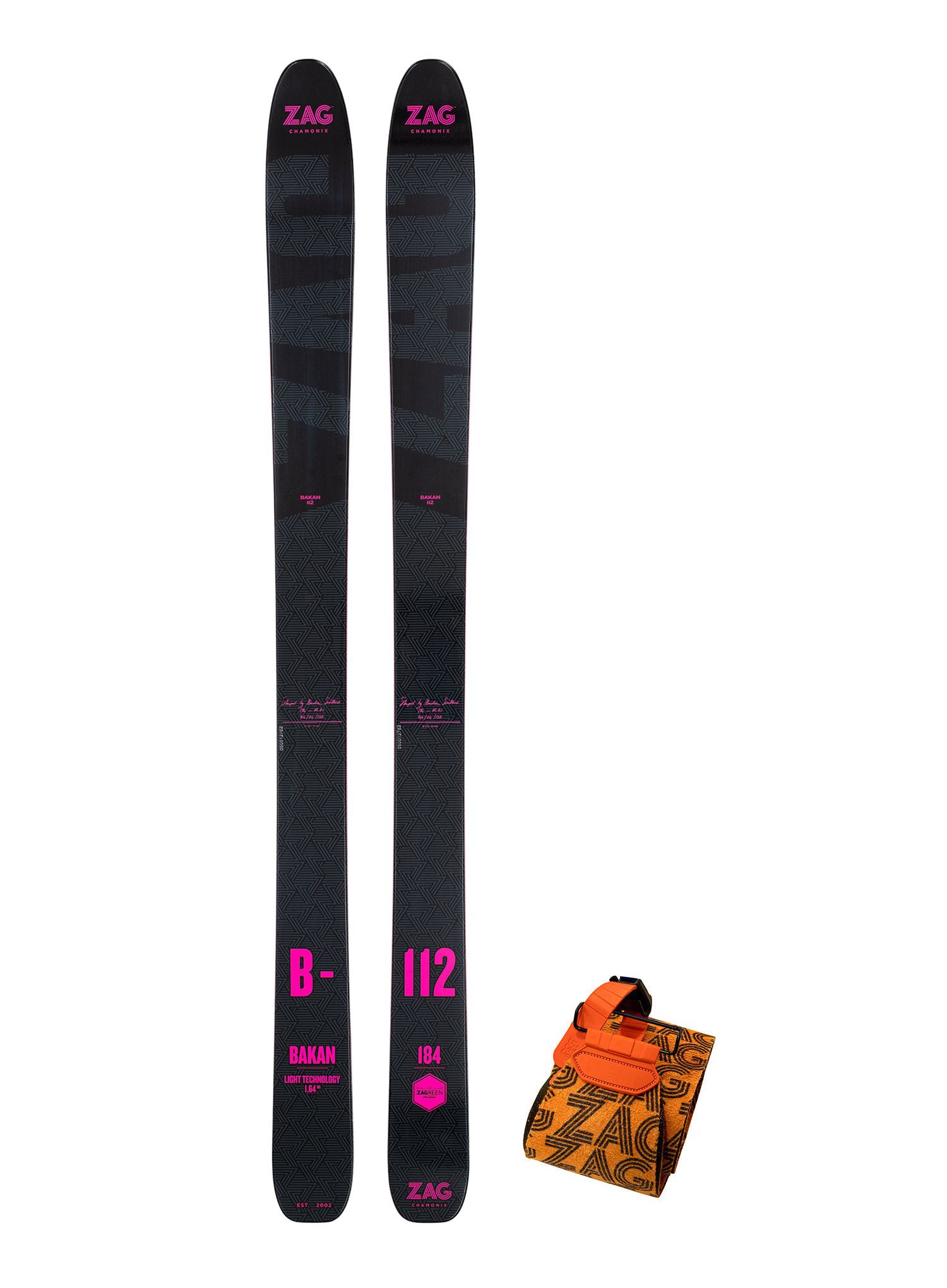 Skialpový set ZAG Bakan - black/pink