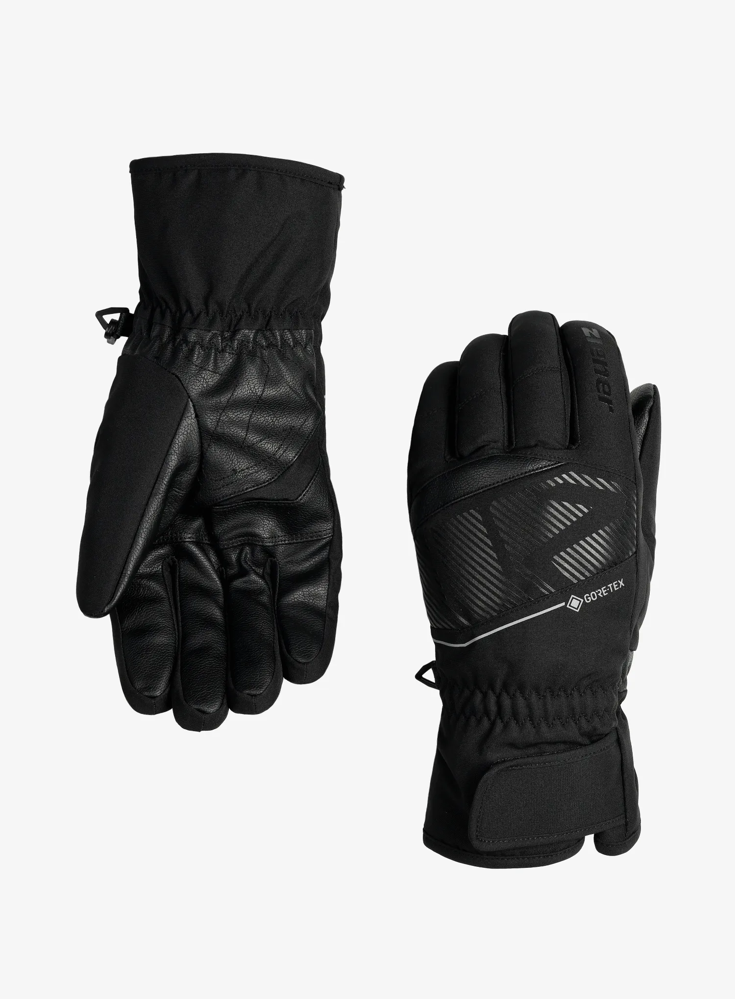 Lyžiarske rukavice Ziener Galibo GTX - black