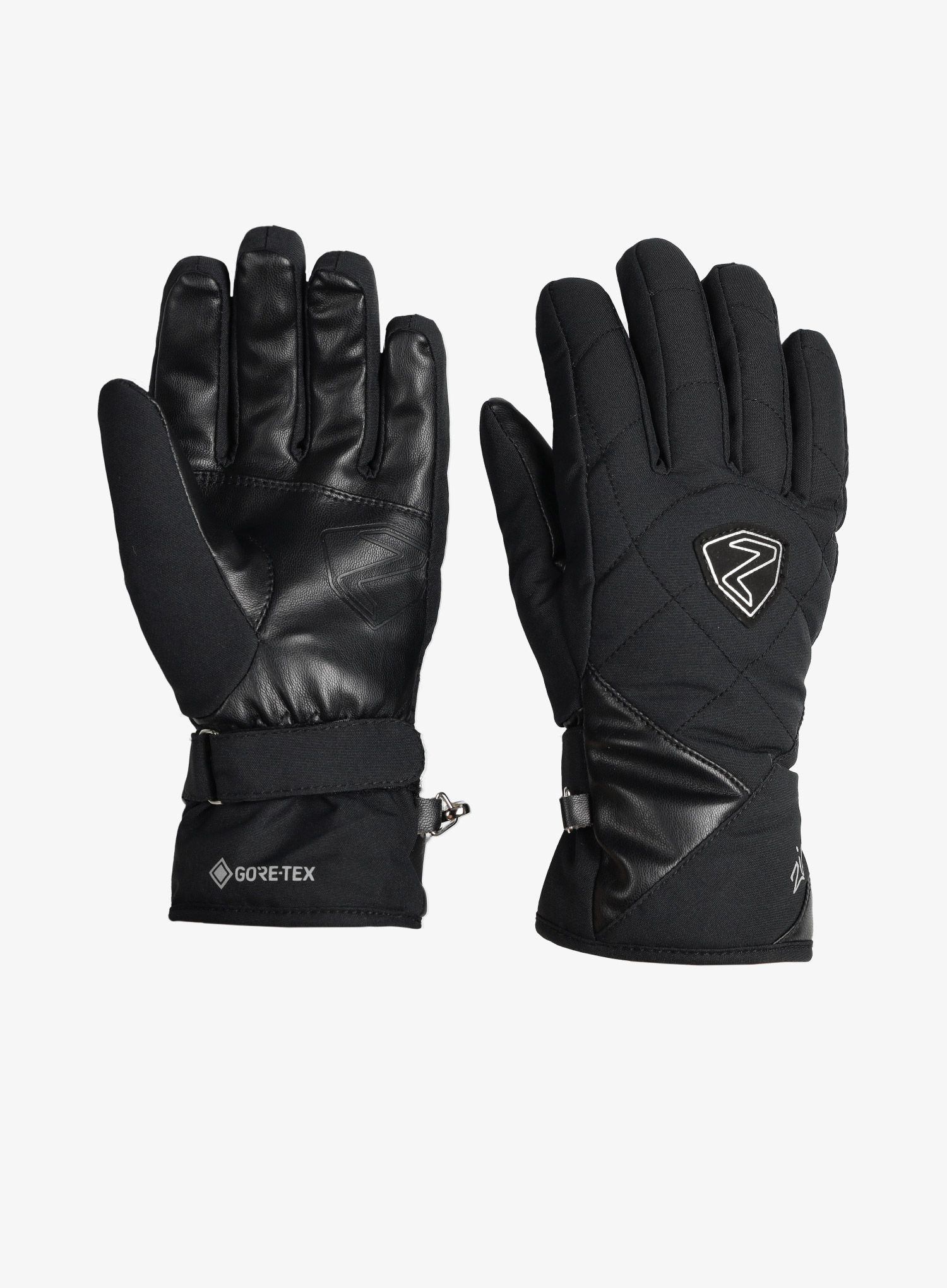Dámske lyžiarske rukavice Ziener Kamea GTX - black