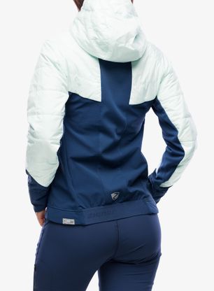 Dámska hybridná bunda dámska Ziener Nacana - ice/hale navy