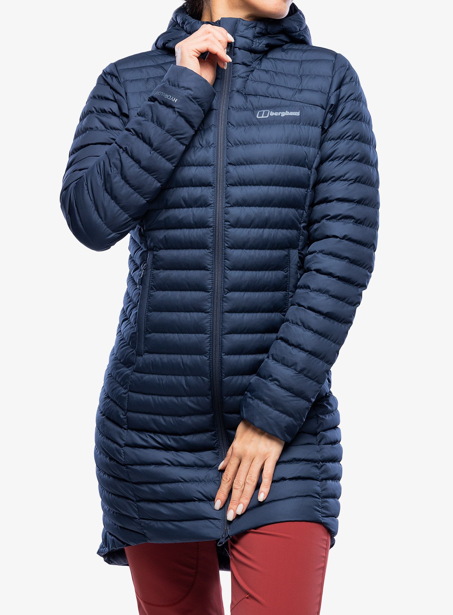 Dámsky kabát Berghaus Nula Micro Long Jacket - dusk