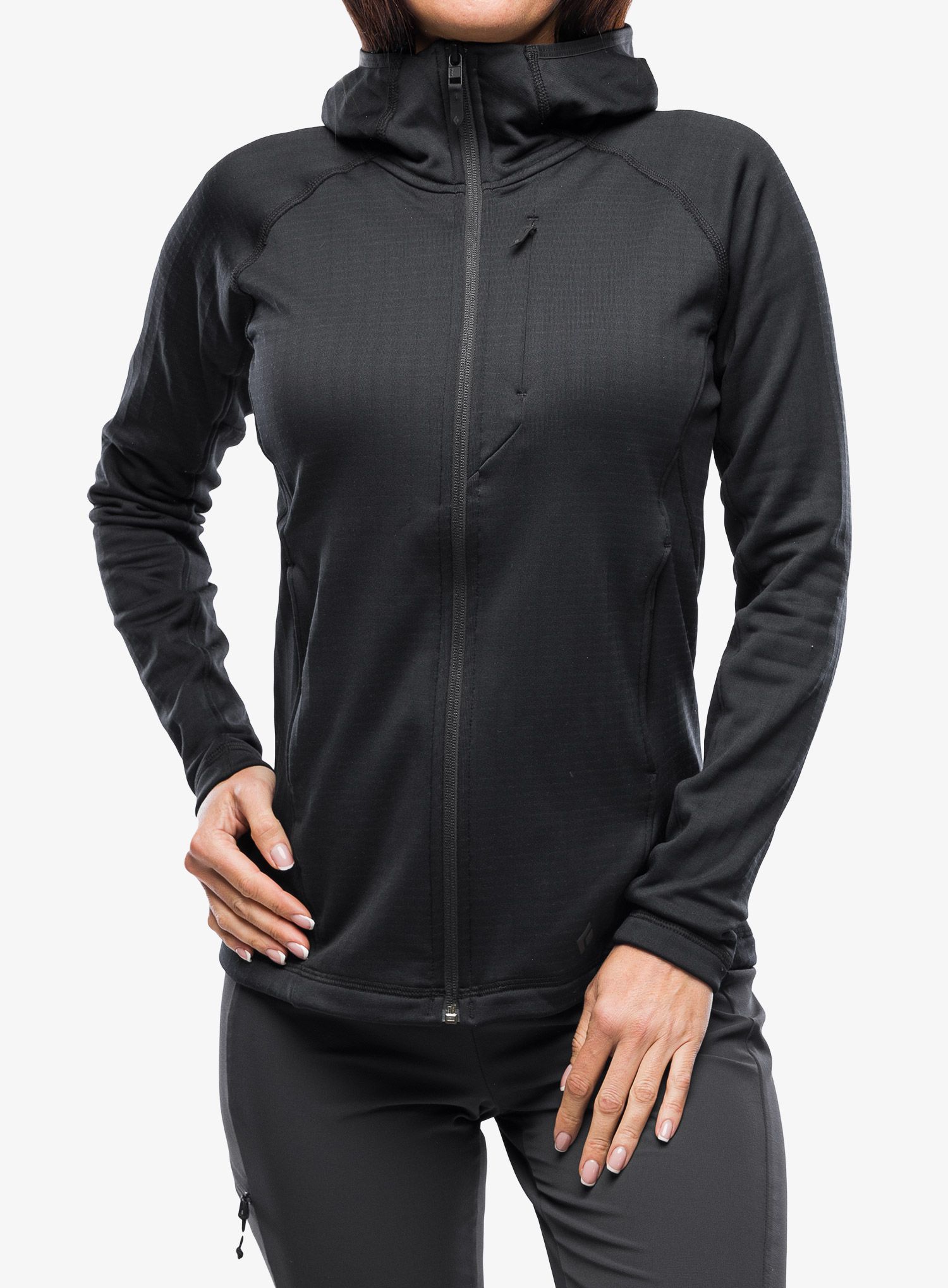 Dámska mikina s kapucňou Black Diamond Factor Hoody - black