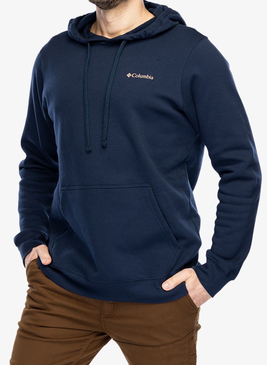 Mikina s kapucňou Columbia Trek Graphic Hoodie - collegiate navy/mountain air