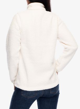 Flísová mikina dámska Columbia West Bend Full Zip II - chalk