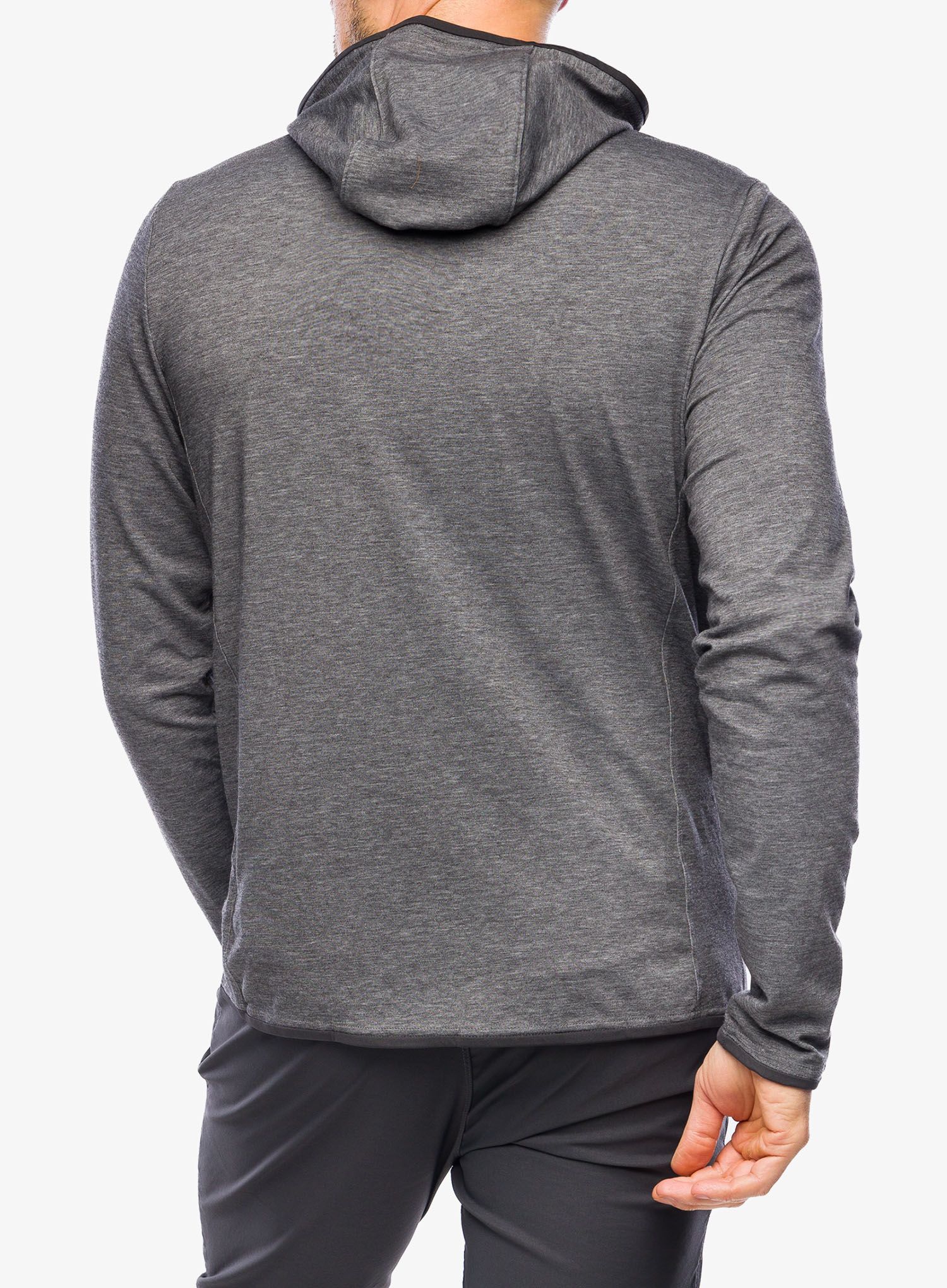 Mikina na zips Craghoppers NosiLife Deft Hood Jacket - black pepper marl