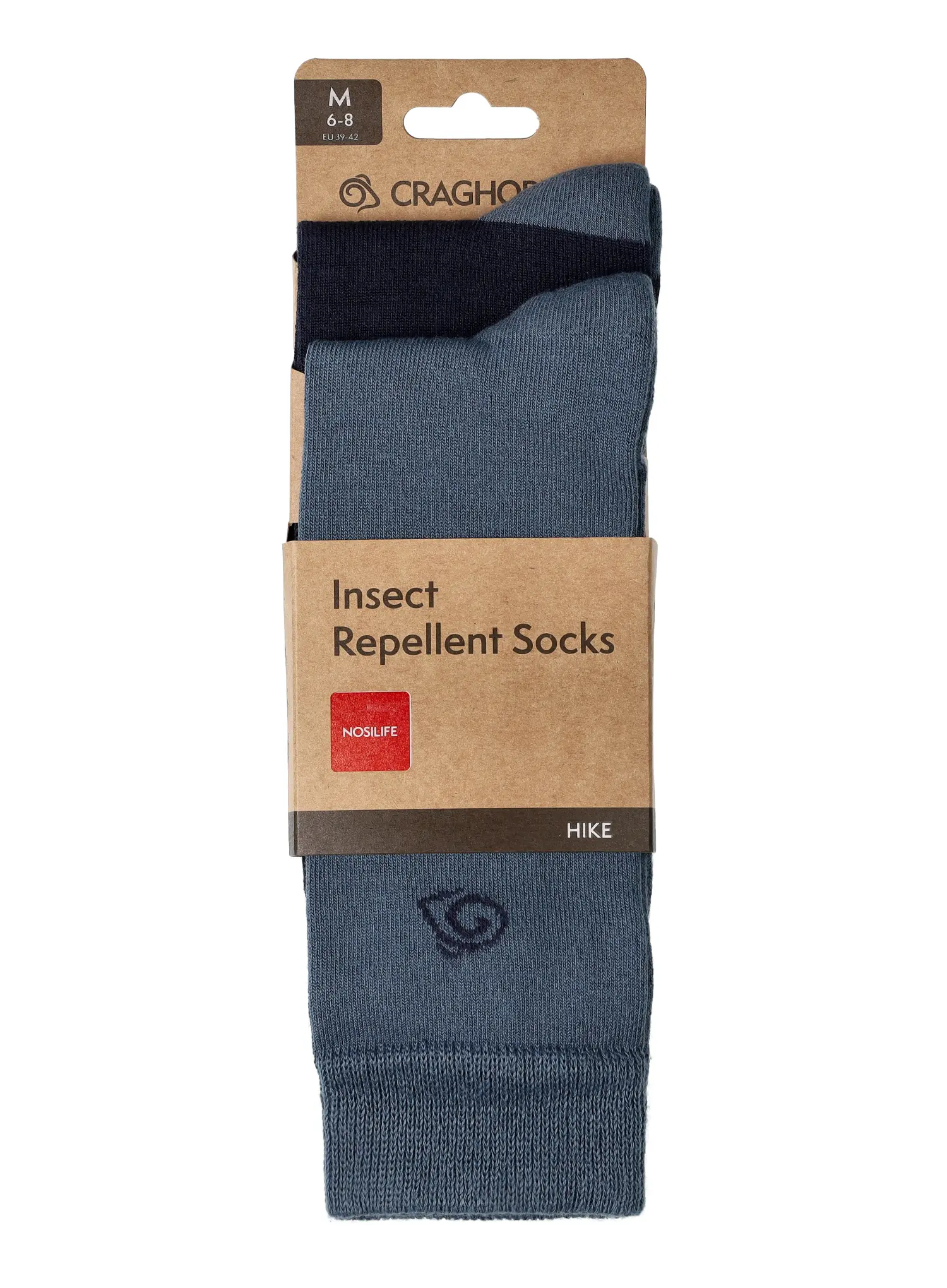 Turistické ponožky Craghoppers NosiLife Travel Twin Pack Socks - blue navy/blue stone