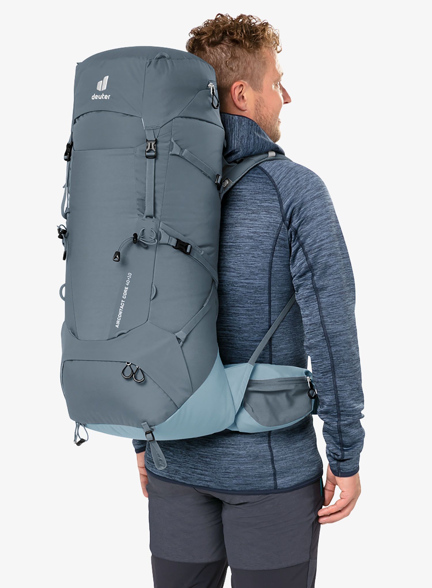 Trekingový batoh Deuter Aircontact Core 40+10 - graphite/shale/shale