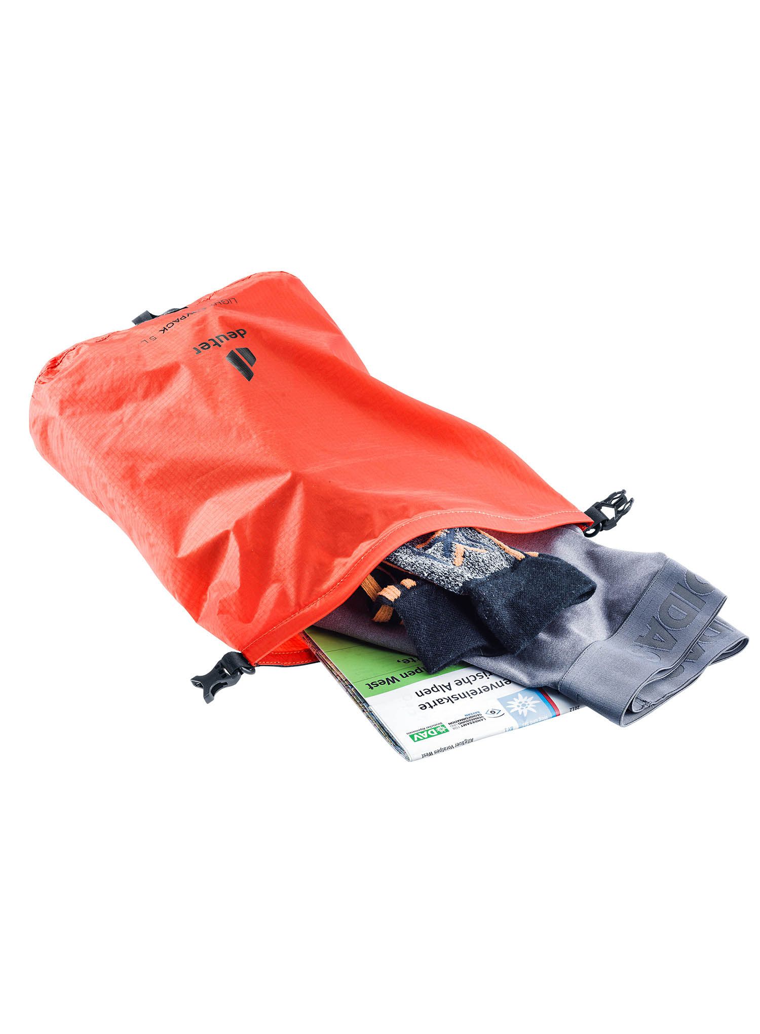 Nepremokavý vak Deuter Light Drypack 5 - papaya