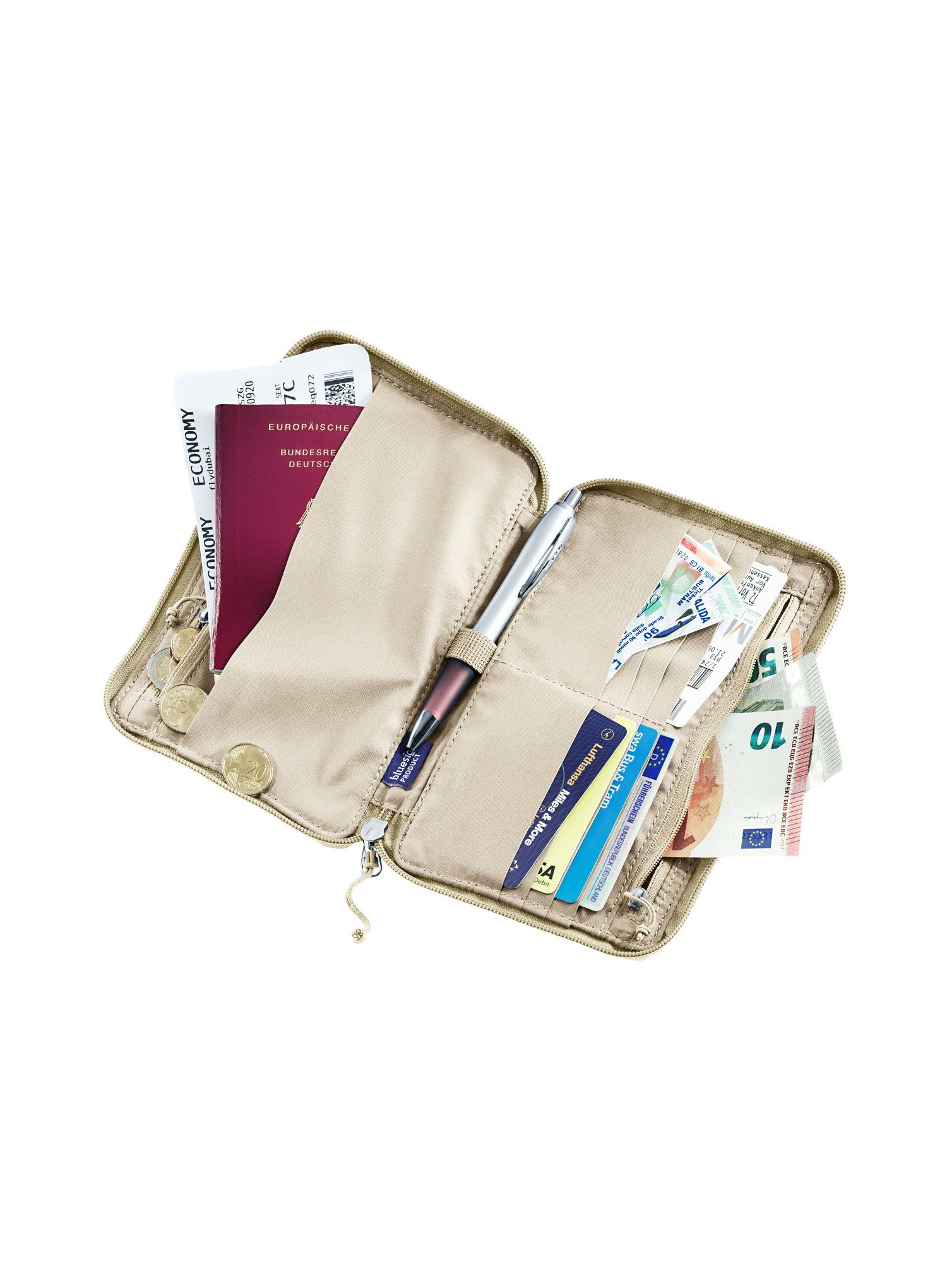 Peňaženka Deuter Travel Wallet - desert