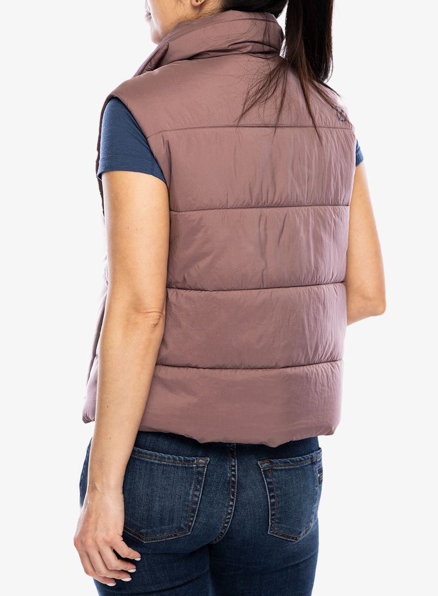 Dámska vesta Didriksons Charlen Vest - faded wine