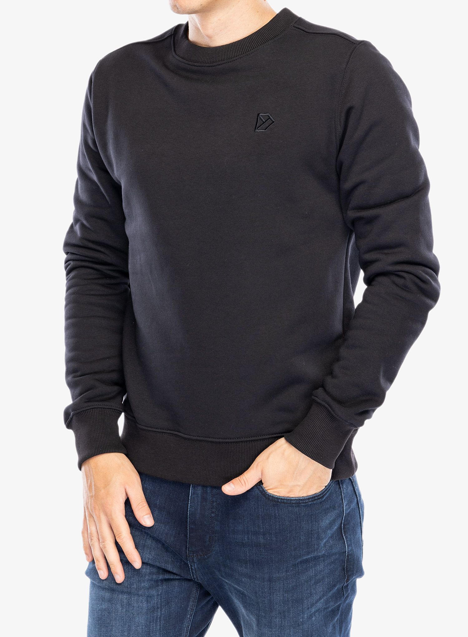 Mikina Didriksons Fyn Sweater - black