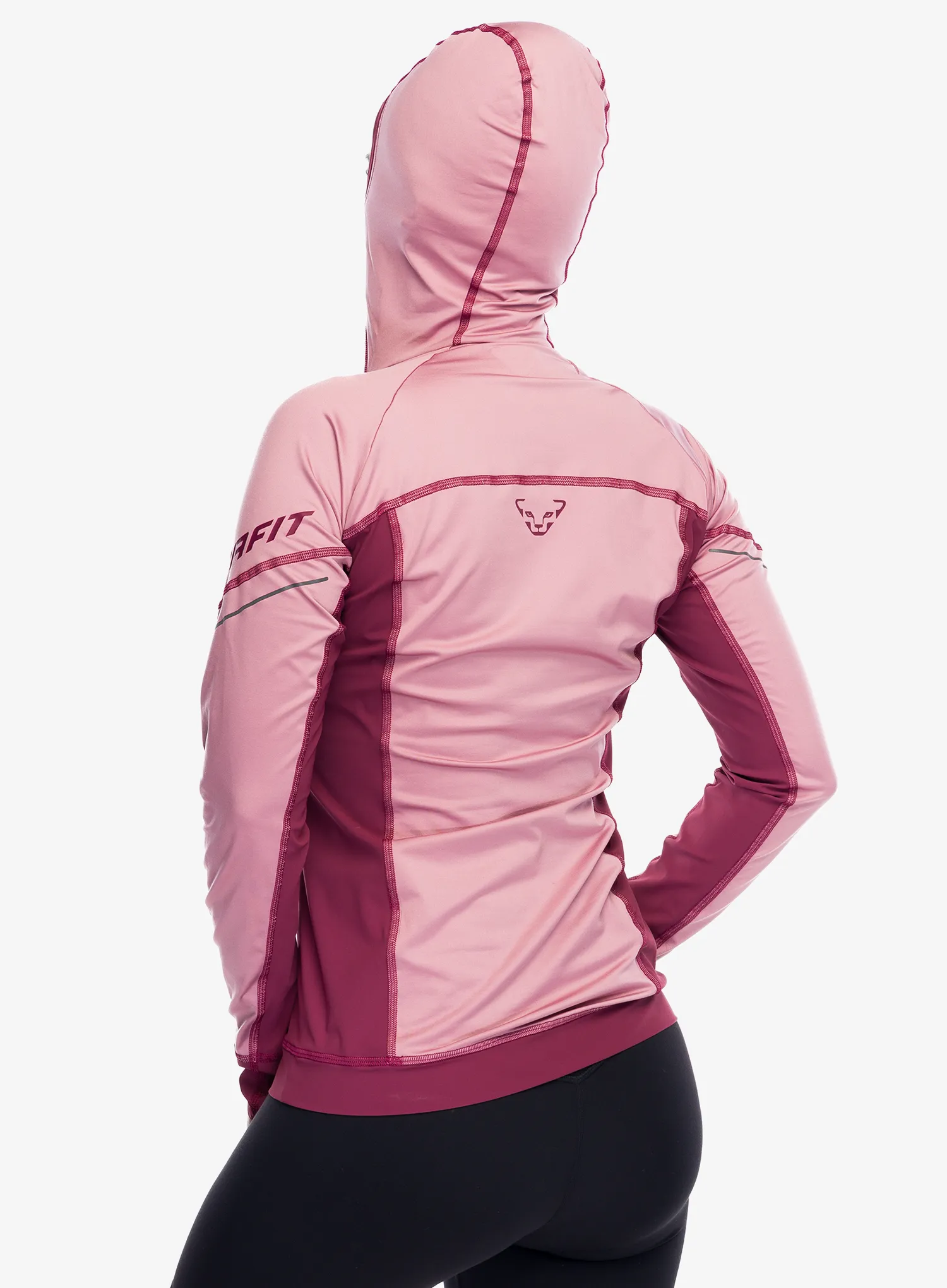 Bežecká mikina dámska Dynafit Alpine L/S Tee - mokarosa