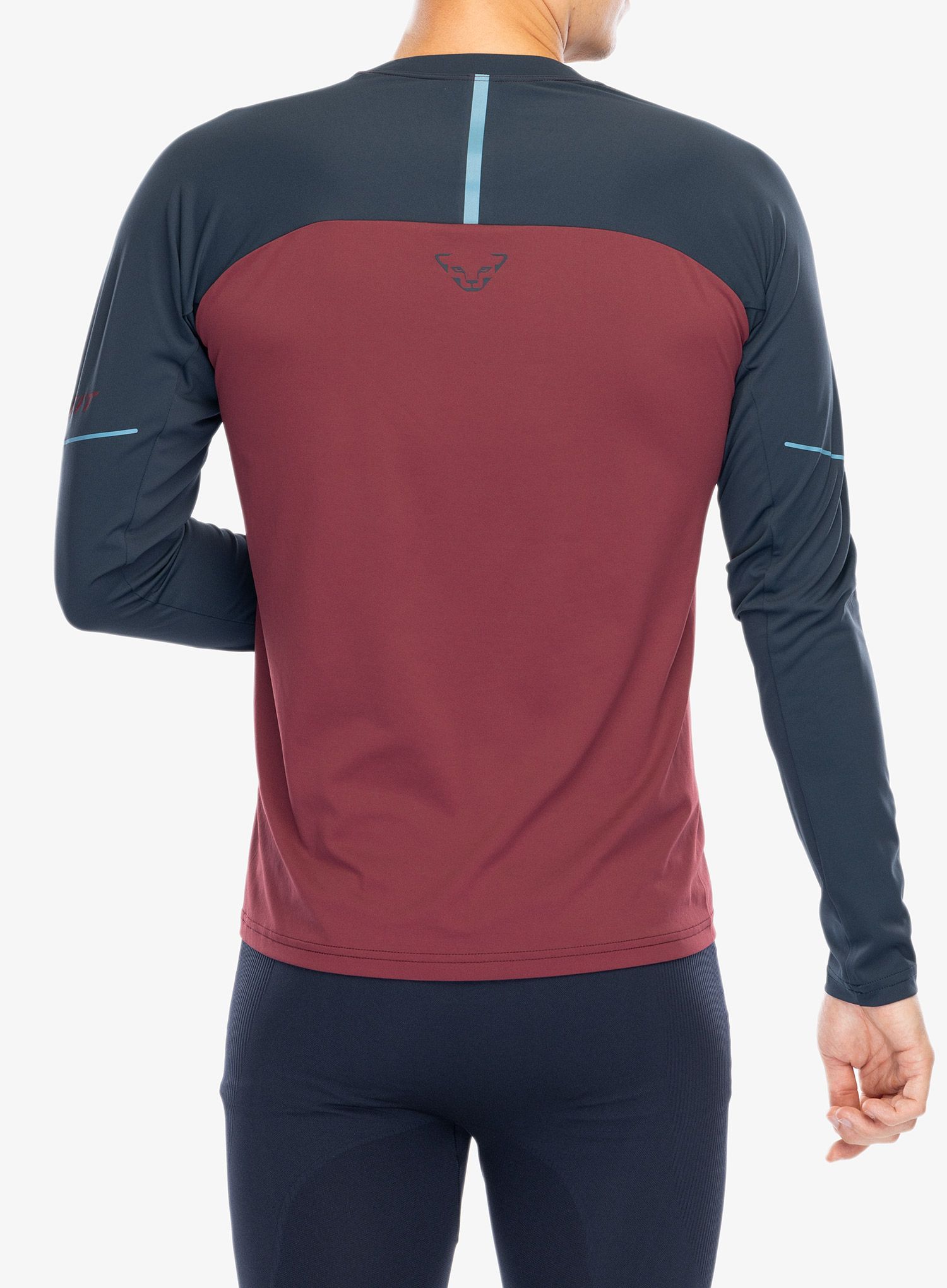 Bežecká mikina Dynafit Alpine Pro L/S Tee - burgundy