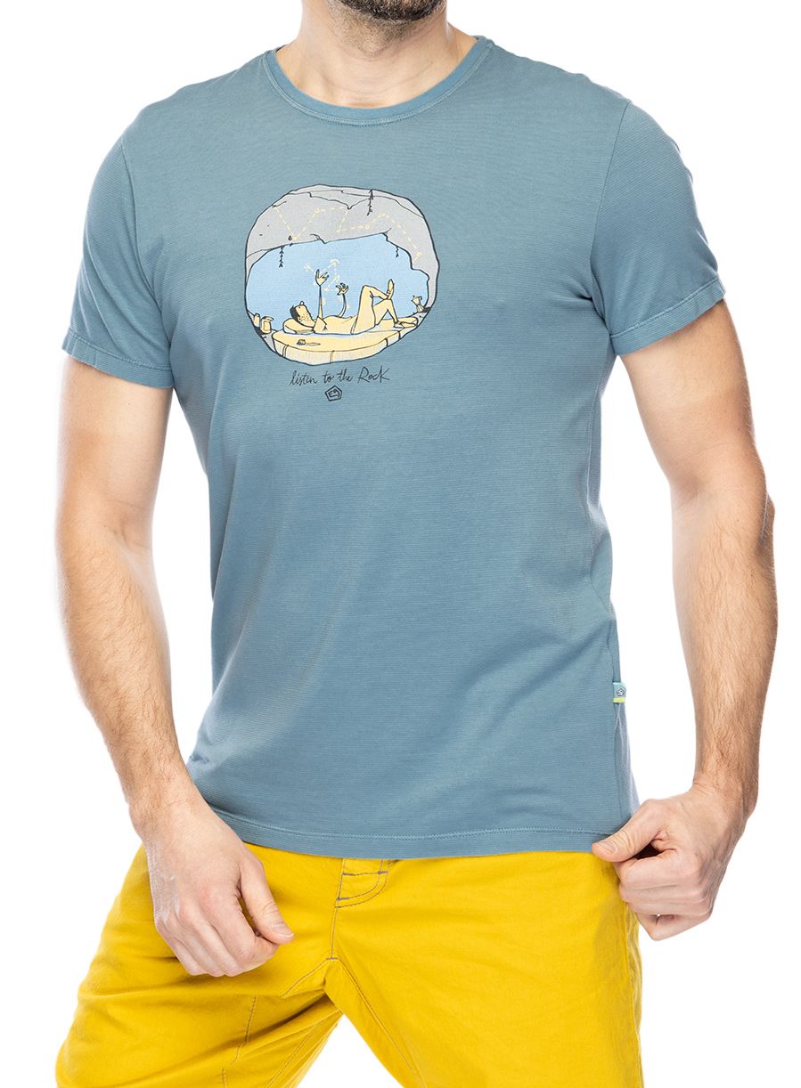 Tričko s potlačou E9 Cave2.4 - blue/ceuse