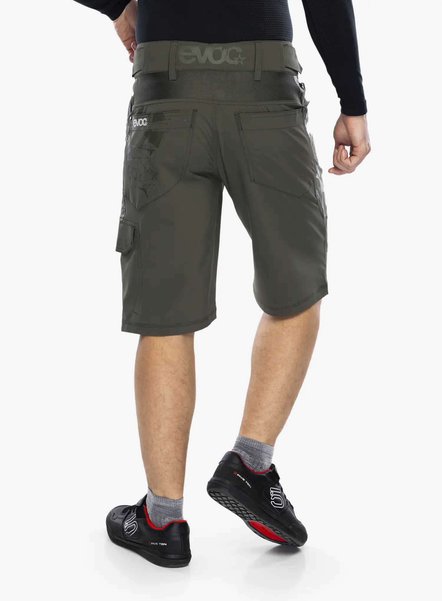 Cyklistické šortky Evoc Bike Shorts - dark olive