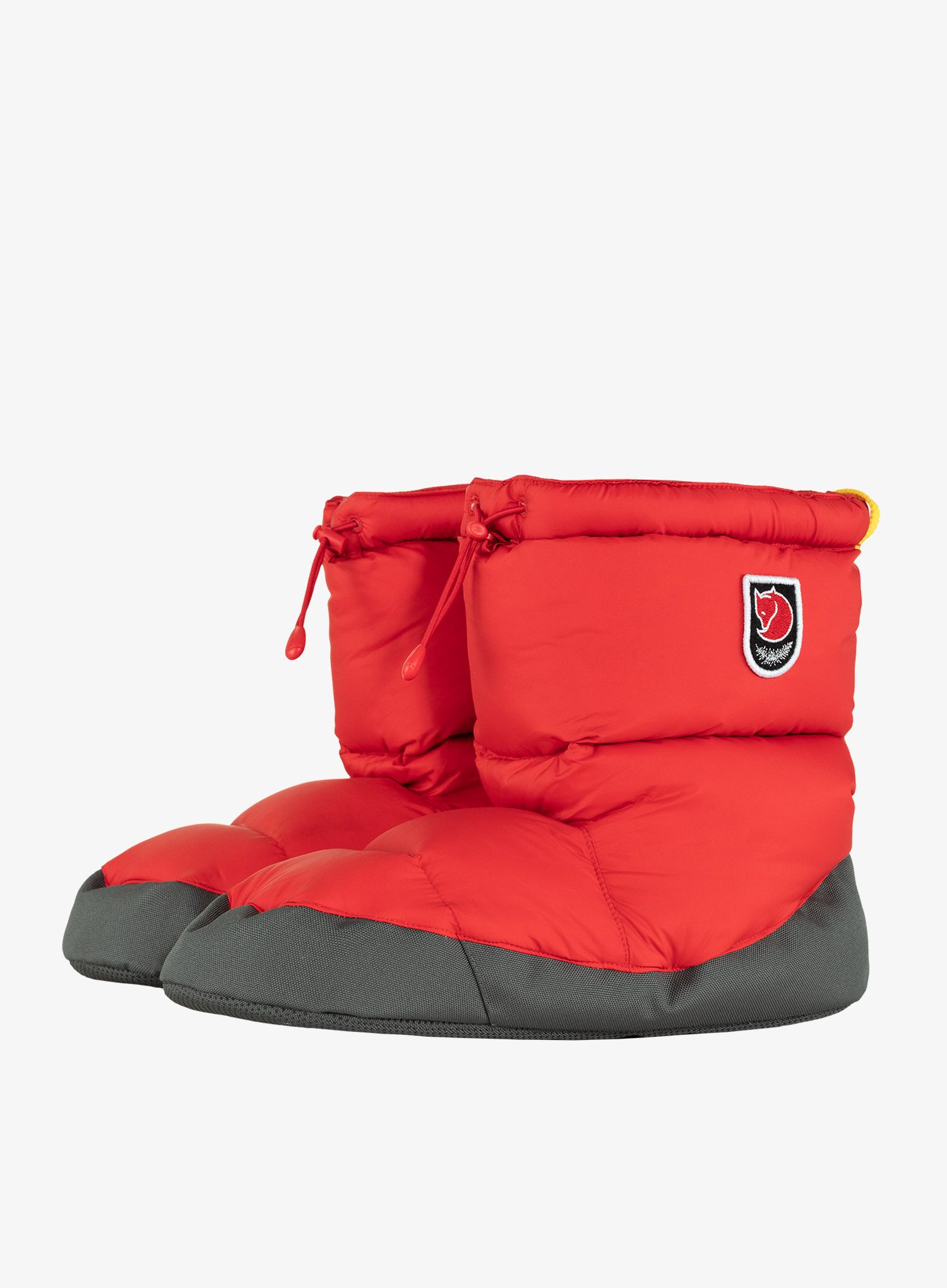 Páperové papuče Fjallraven Expedition Down Booties - true red