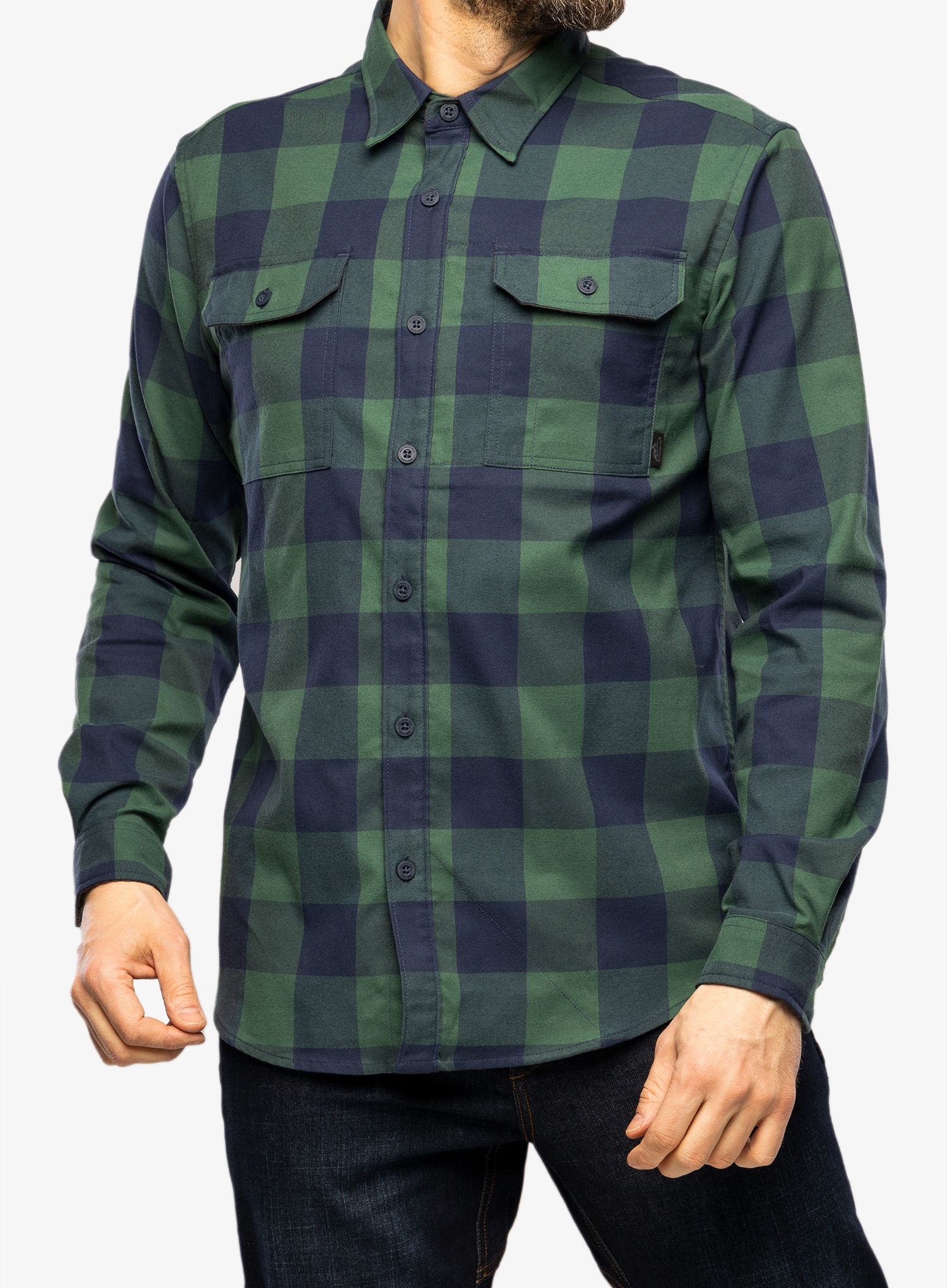 Košeľa Helikon-Tex Greyman Shirt - moss green checkered