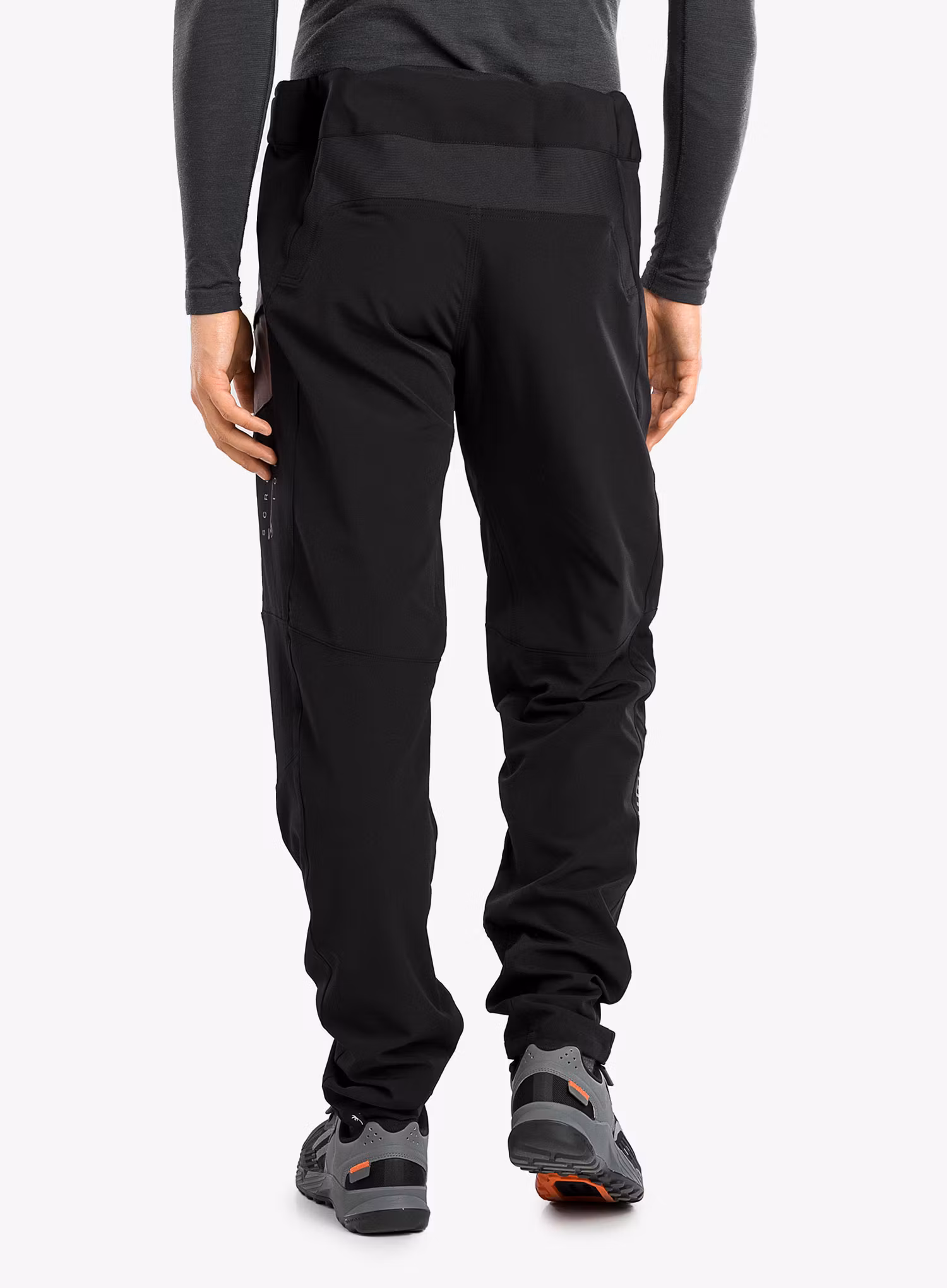 Cyklistické nohavice dlhé ION Scrub Pants - black