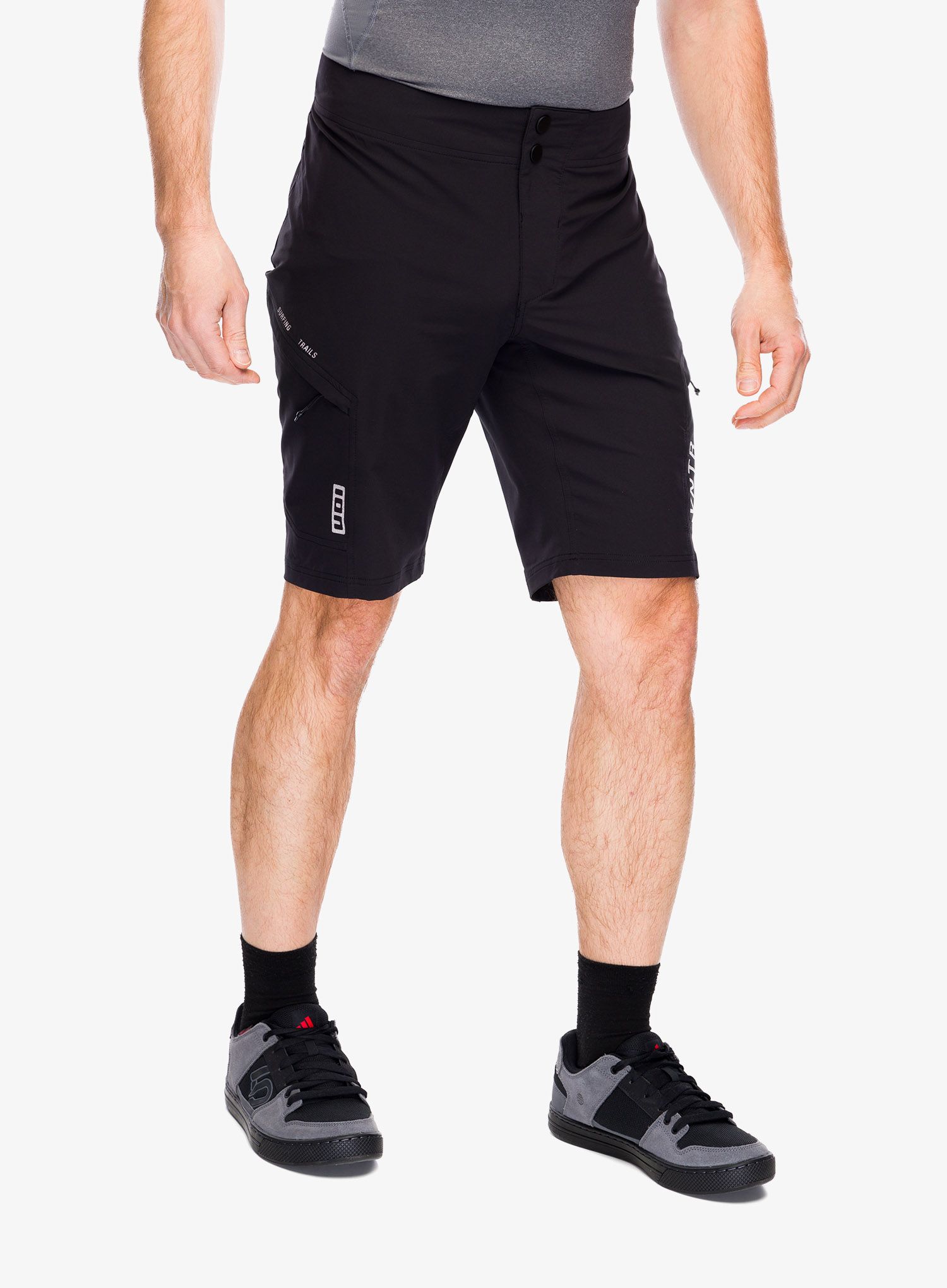 Cyklistické šortky ION VNTR Amp - black