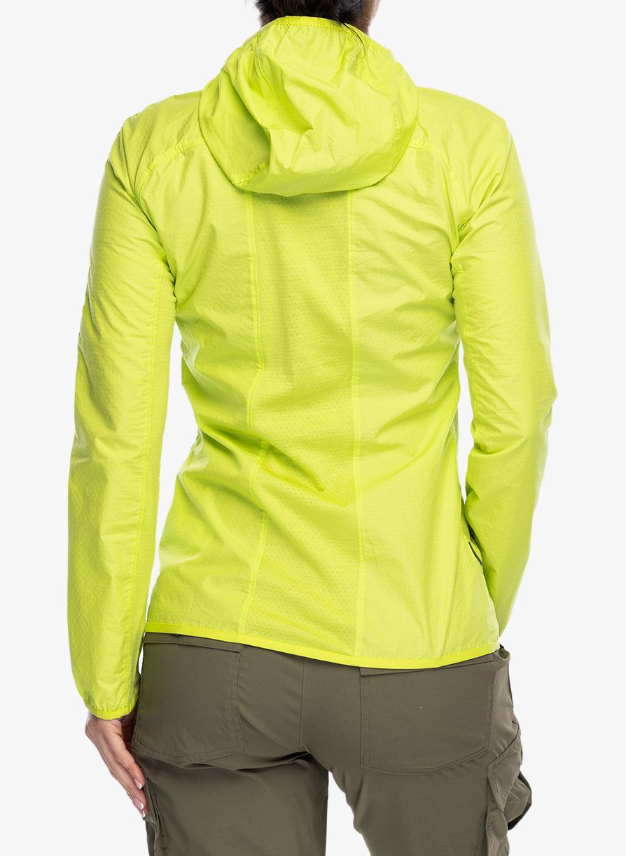 Softshellová bunda dámska Icebreaker Shell+ Cotton Windbreaker - hyper