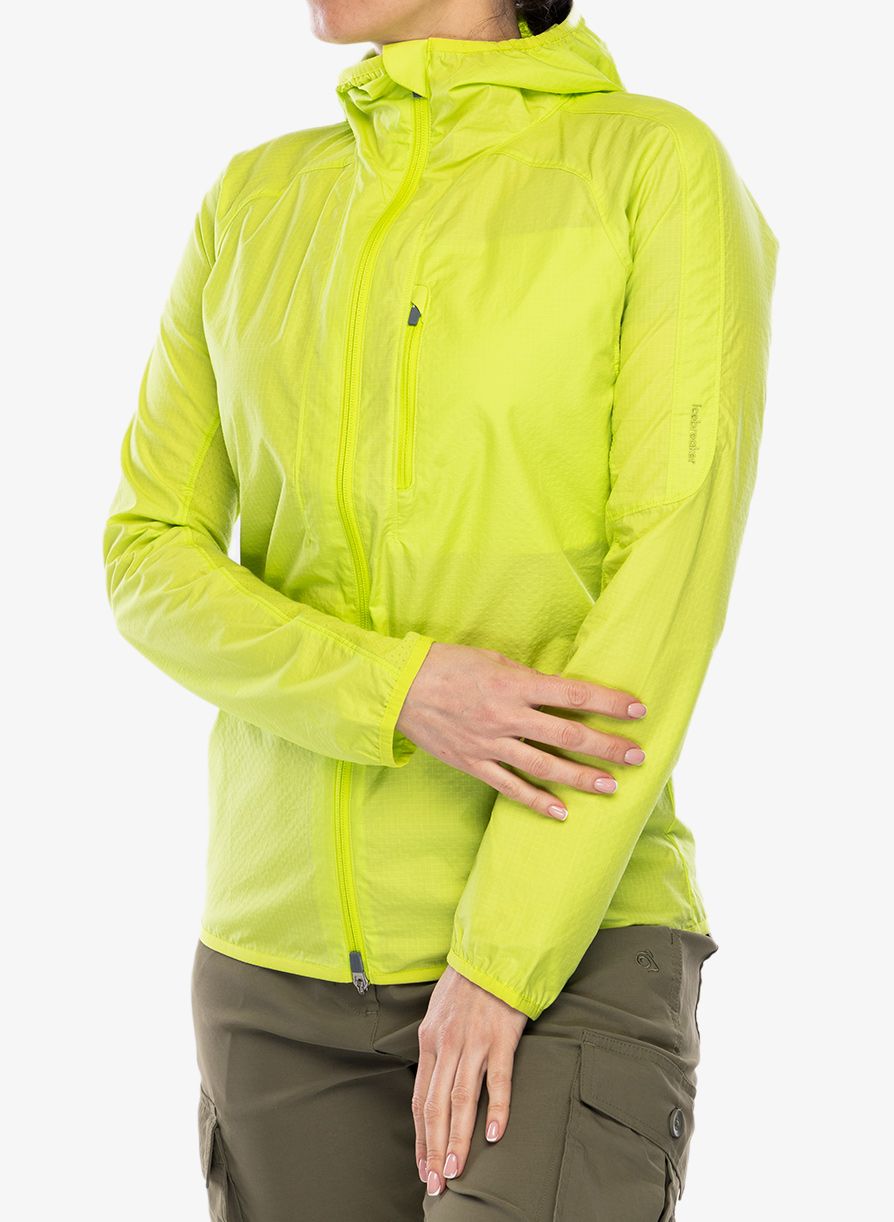 Softshellová bunda dámska Icebreaker Shell+ Cotton Windbreaker - hyper