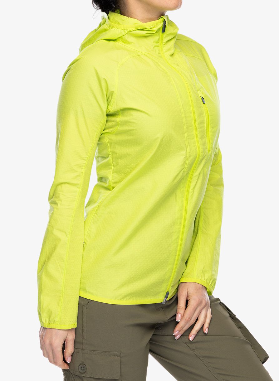 Softshellová bunda dámska Icebreaker Shell+ Cotton Windbreaker - hyper