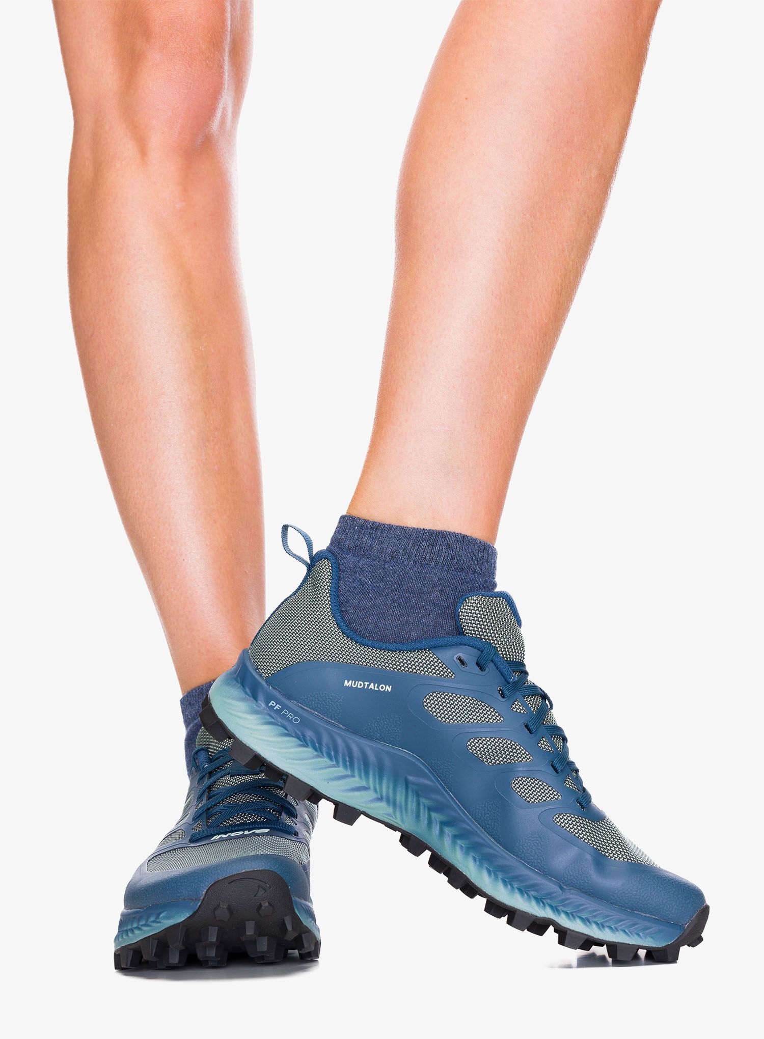 Dámske bežecké topánky Inov-8 MudTalon Precision - storm blue/navy