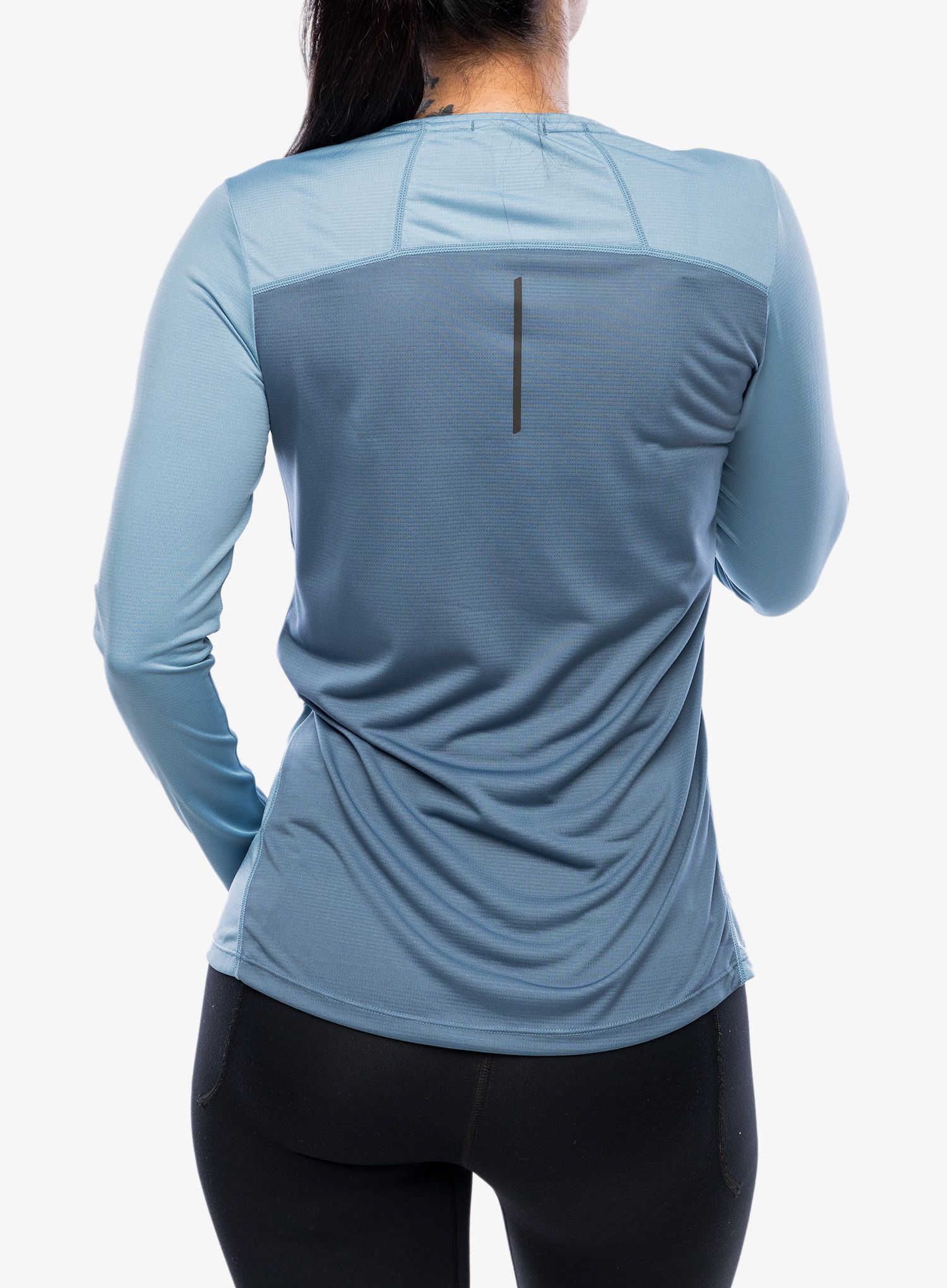 Dámska bežecká mikina Inov-8 Performance Long Sleeve - blue grey/slate