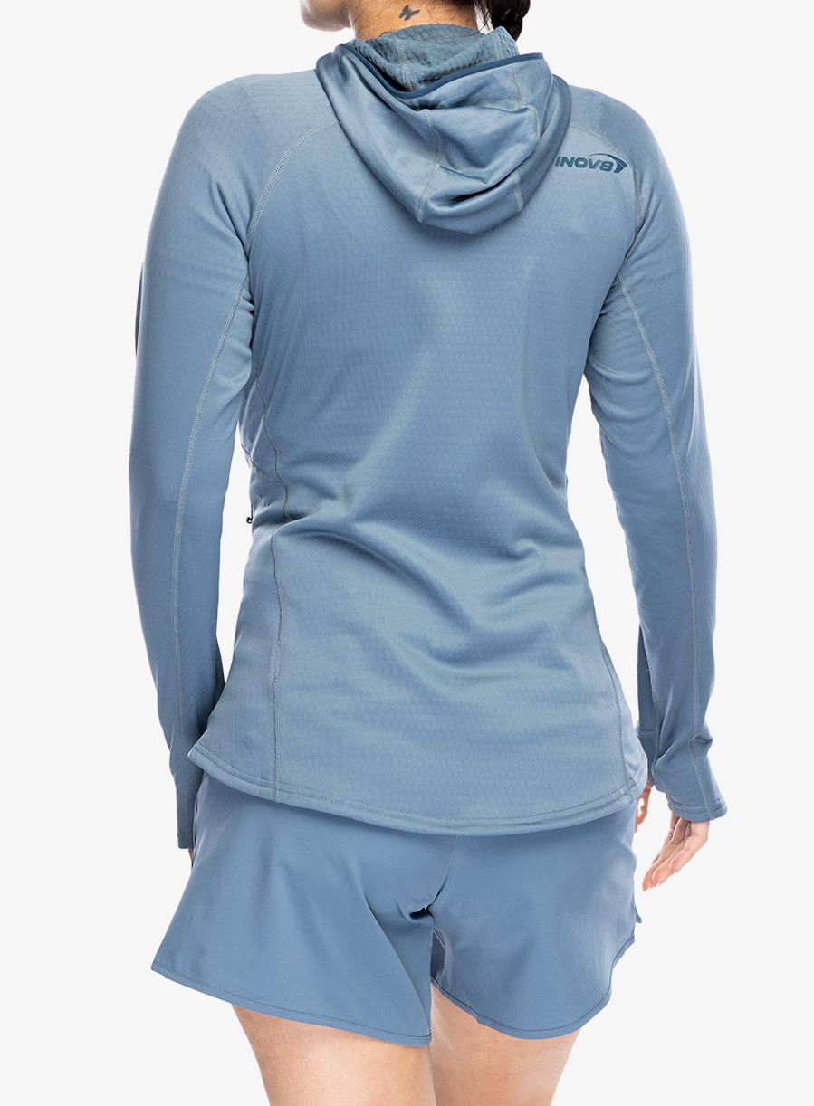 Dámska mikina na zips Inov-8 Venturelite Mid Hoodie FZ - slate