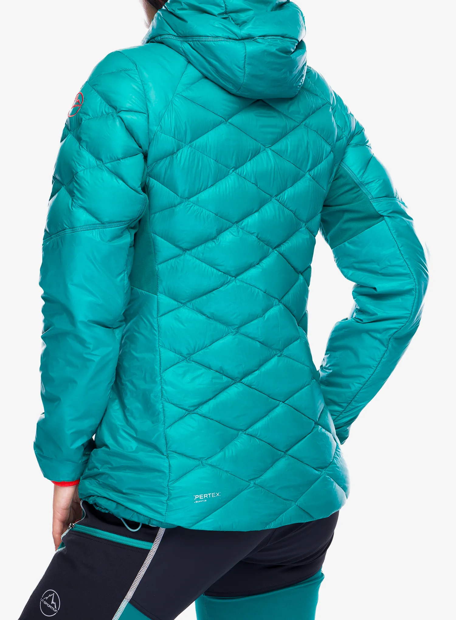 Bunda páperová dámska La Sportiva Aiguille Down Jkt - everglade