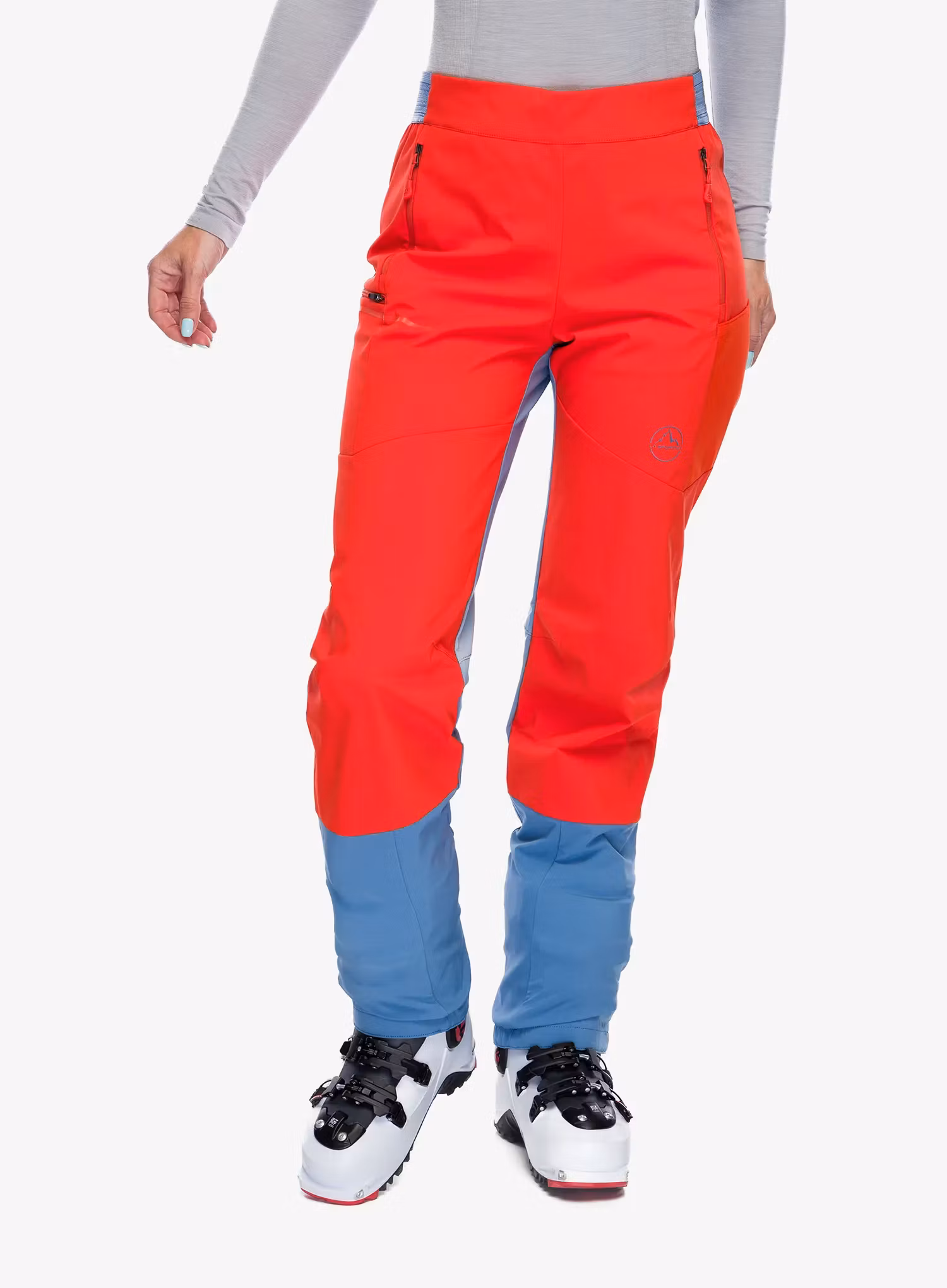 Dámske softshellové nohavice La Sportiva Ikarus Pant - cherry tomato/moonlight