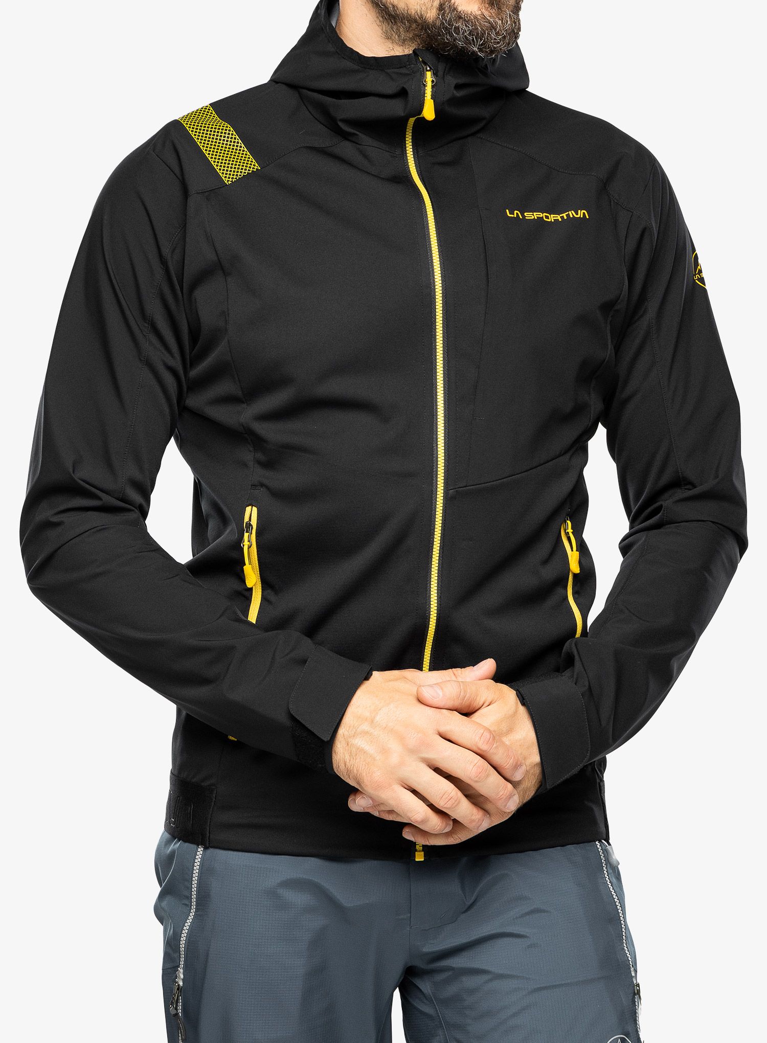 Softshellová bunda La Sportiva Macnas Softshell Jkt - black