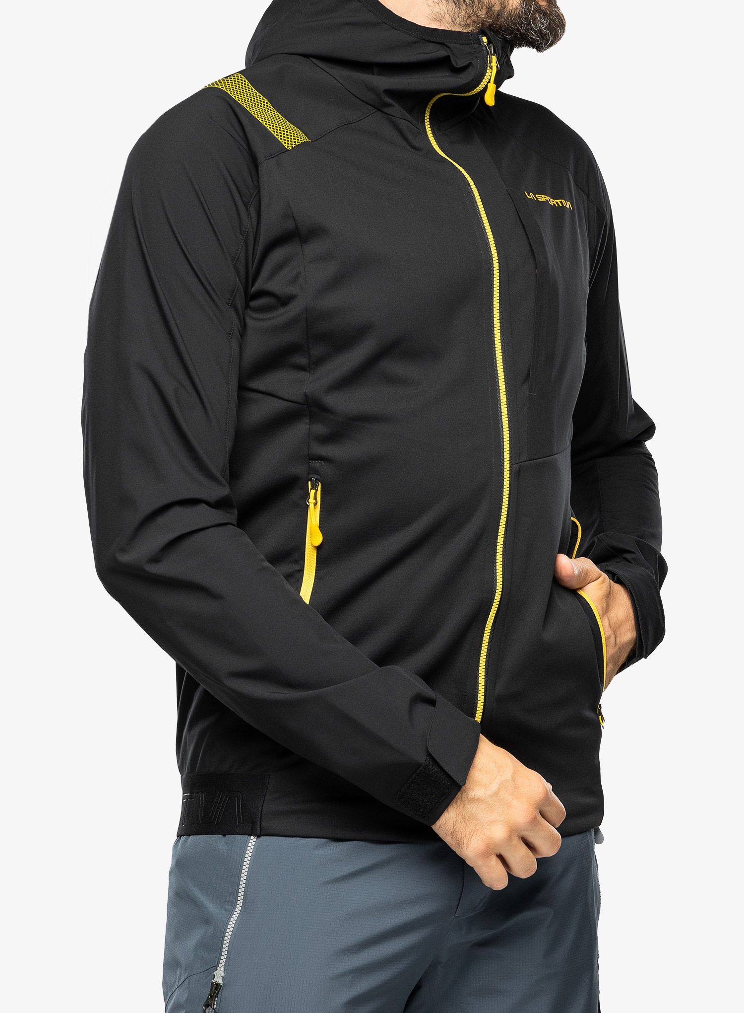 Softshellová bunda La Sportiva Macnas Softshell Jkt - black