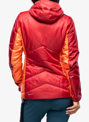 Zateplená bunda dámska La Sportiva Mythic Primaloft Jkt - velvet/flamingo