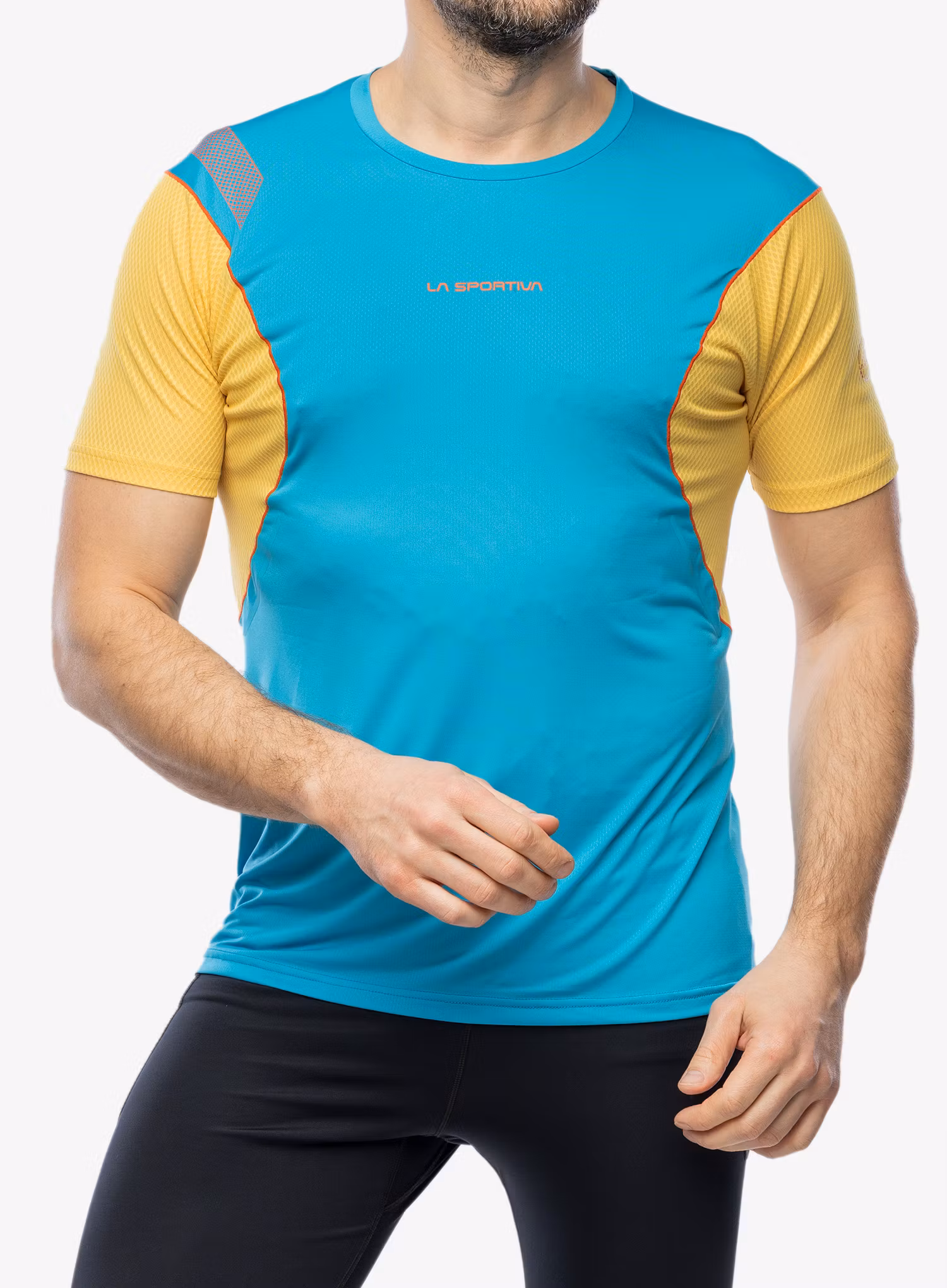 Bežecké tričko La Sportiva Resolute T-Shirt - tropic blue/bamboo