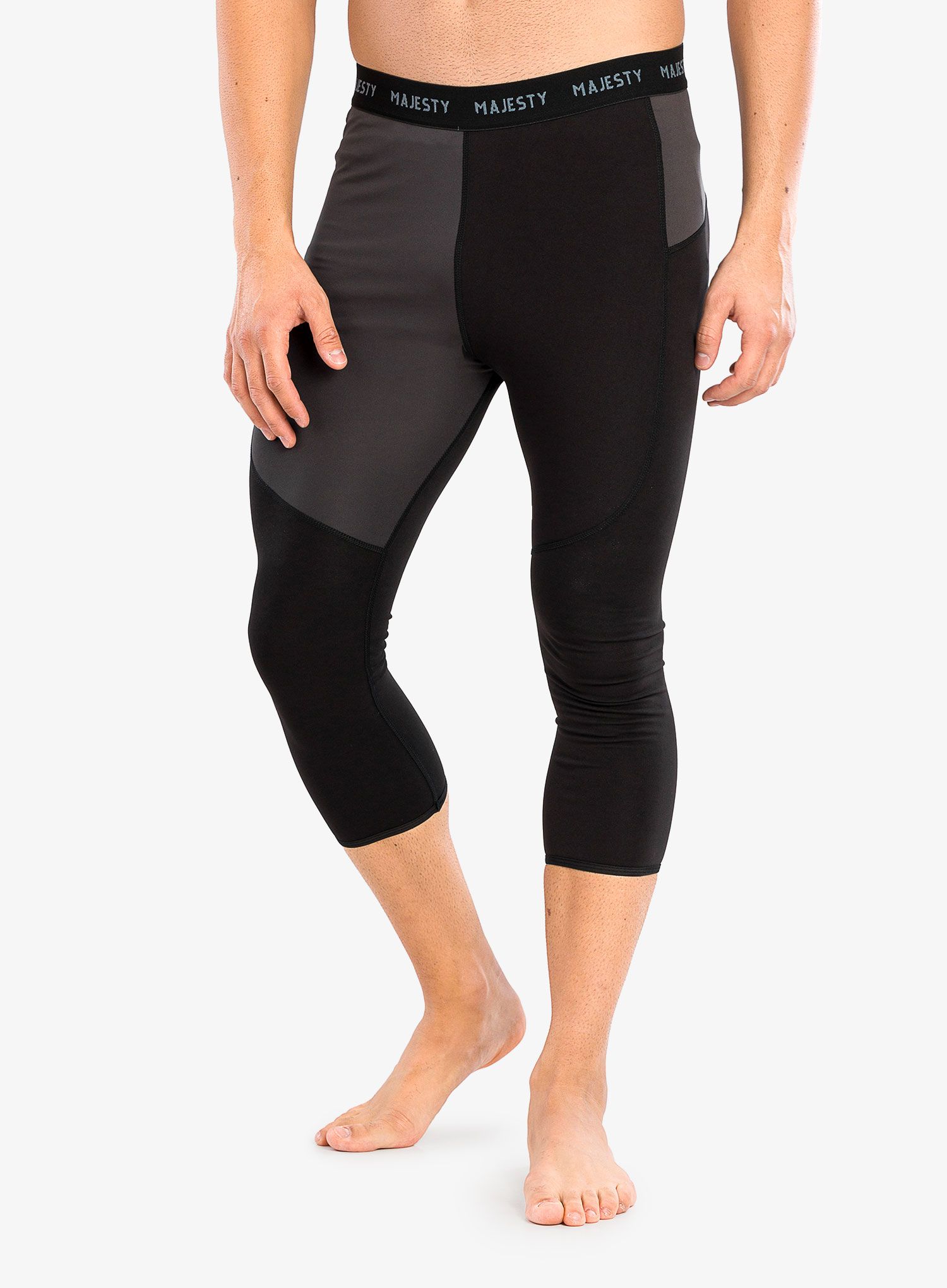 Funkčné legíny Majesty Surface Pants - black/graphite