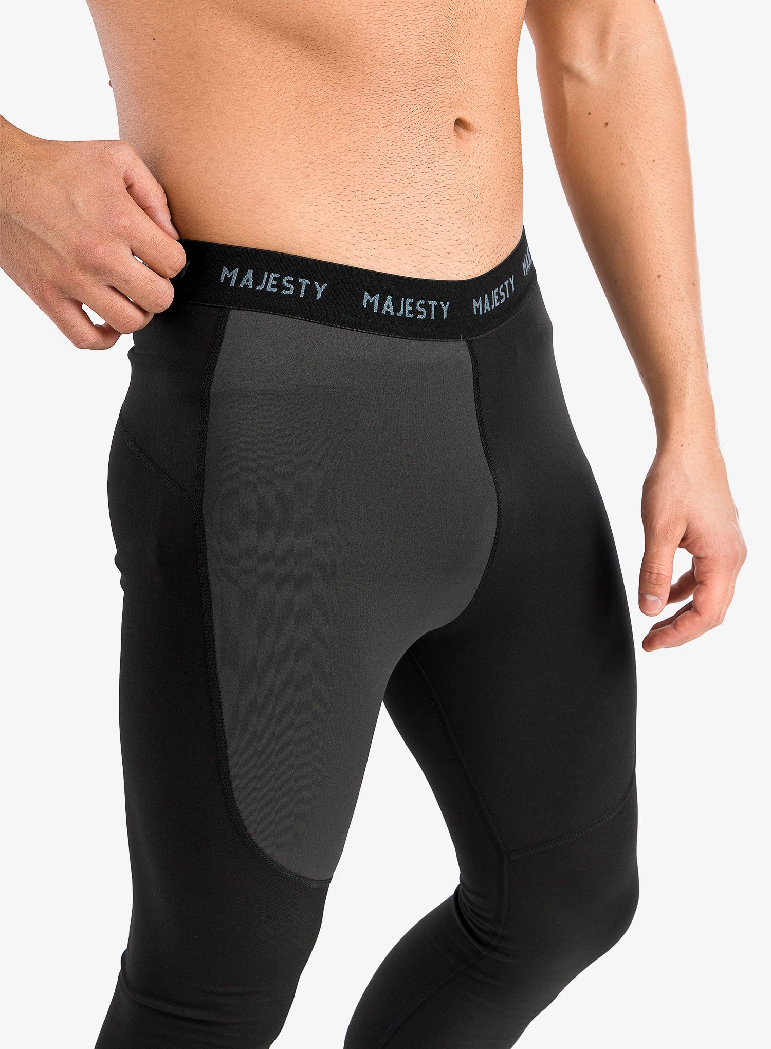 Funkčné legíny Majesty Surface Pants - black/graphite