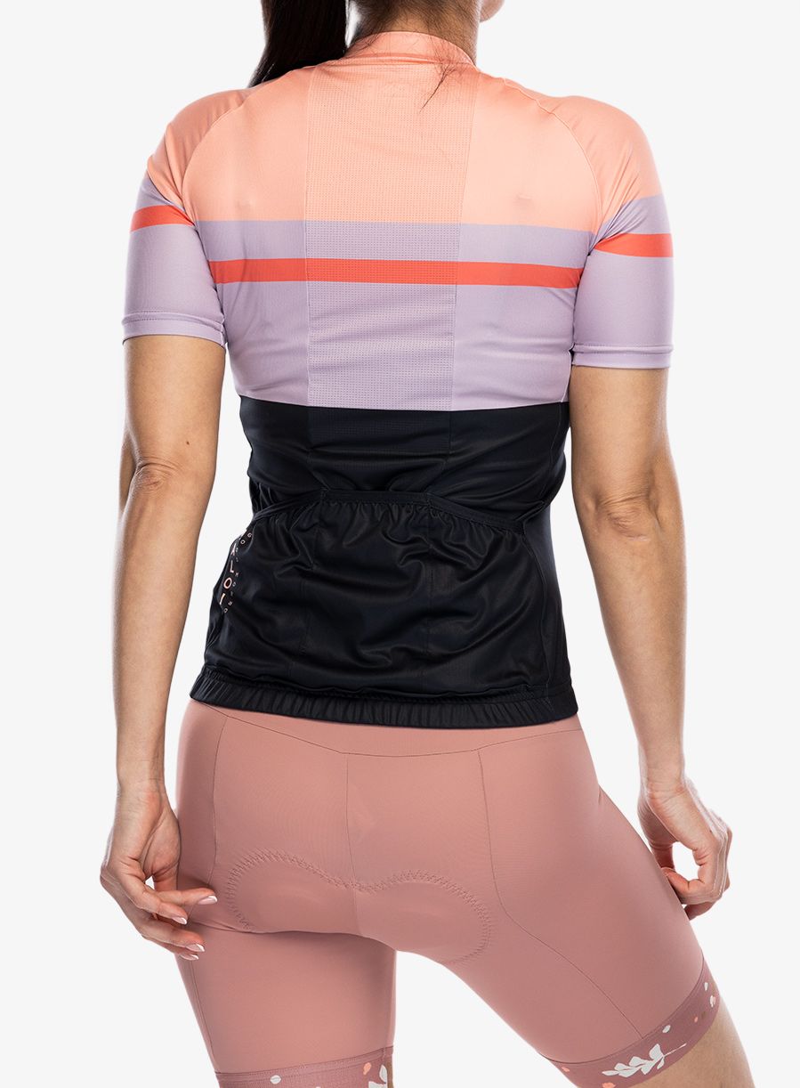 Dámsky cyklistický dres Maloja Madrisa - deep black