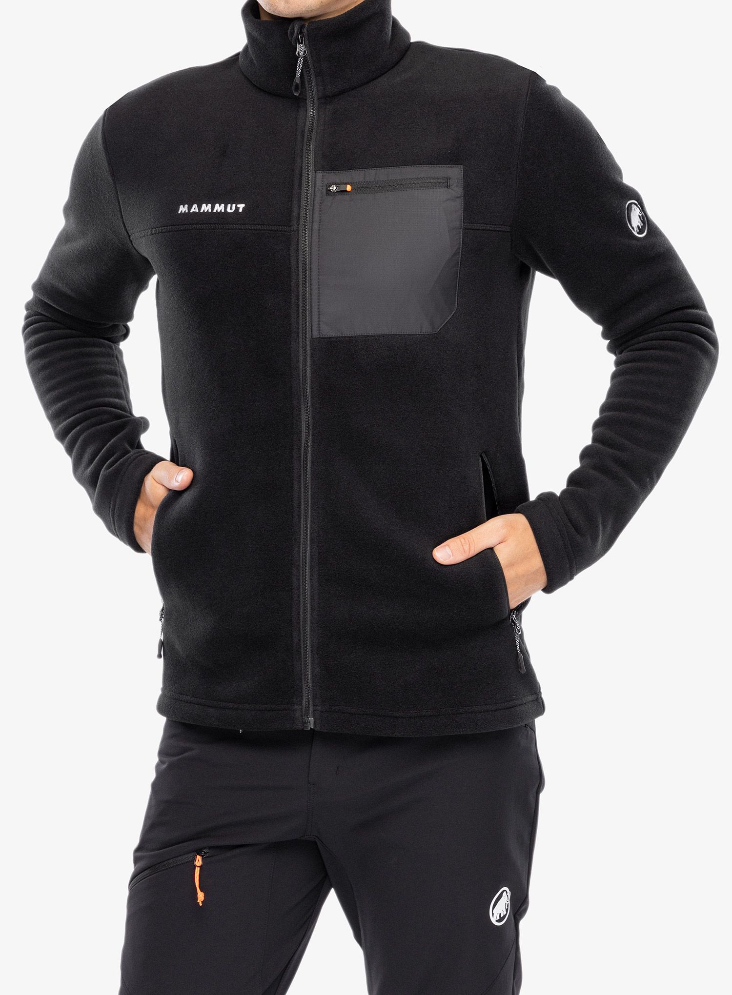 Flísová bunda Mammut Innominata ML Jacket - black
