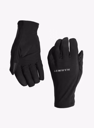 Dotykové rukavice Mammut Stretch Glove - black