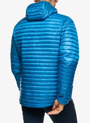 Páperová bunda Montane Anti-Freeze Lite Hoodie - electric blue