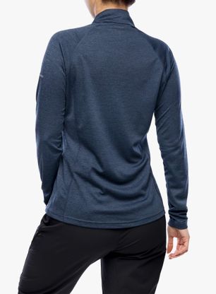 Funkčné tričko dámske Montane Dart Zip Neck - eclipse blue