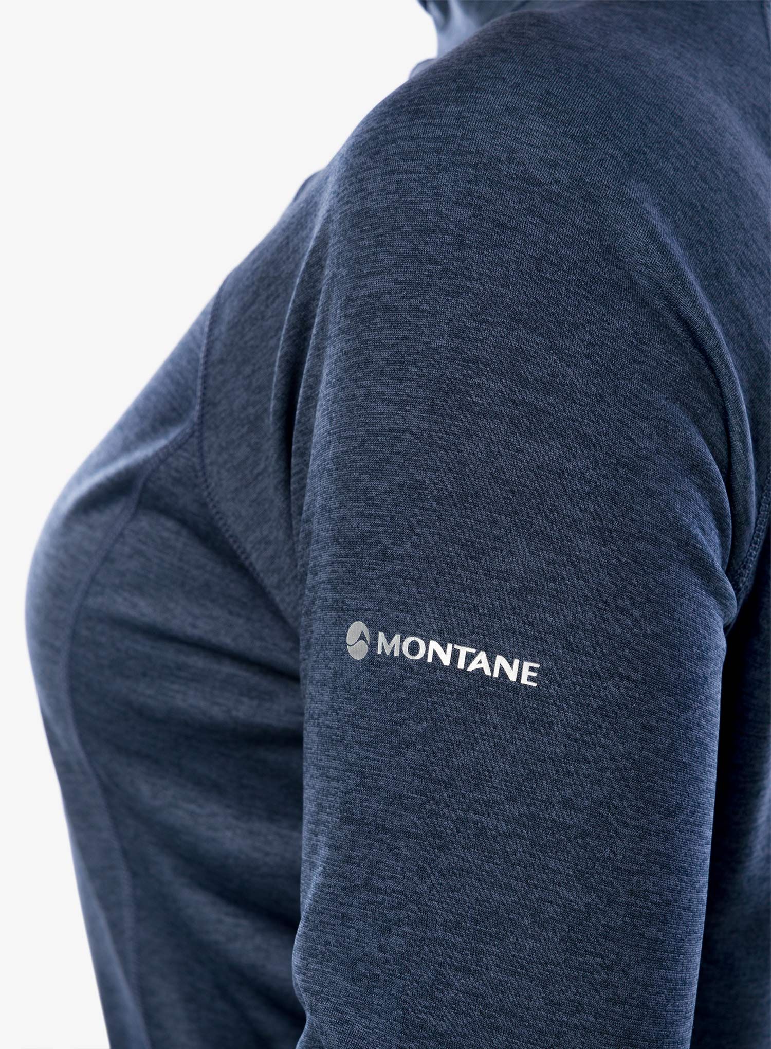Funkčné tričko dámske Montane Dart Zip Neck - eclipse blue