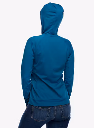 Mikina dámska Mountain Equipment Aiguille Hooded Top - majolica blue