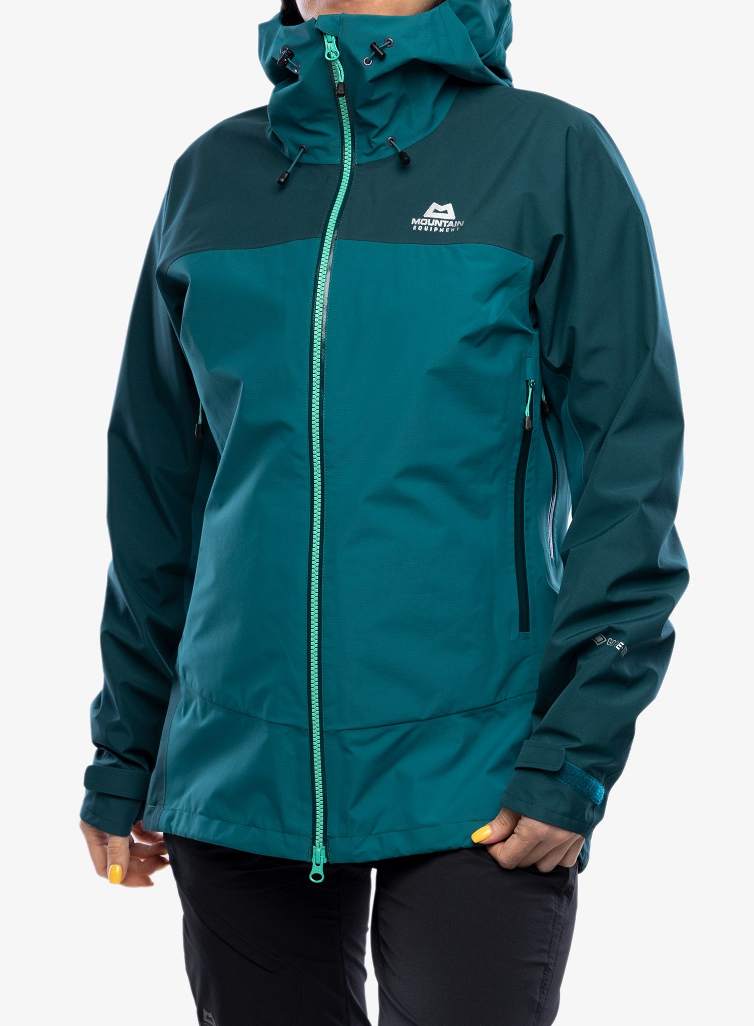 GORE TEX bunda dámska Mountain Equipment Saltoro Jacket - spruce/deep teal