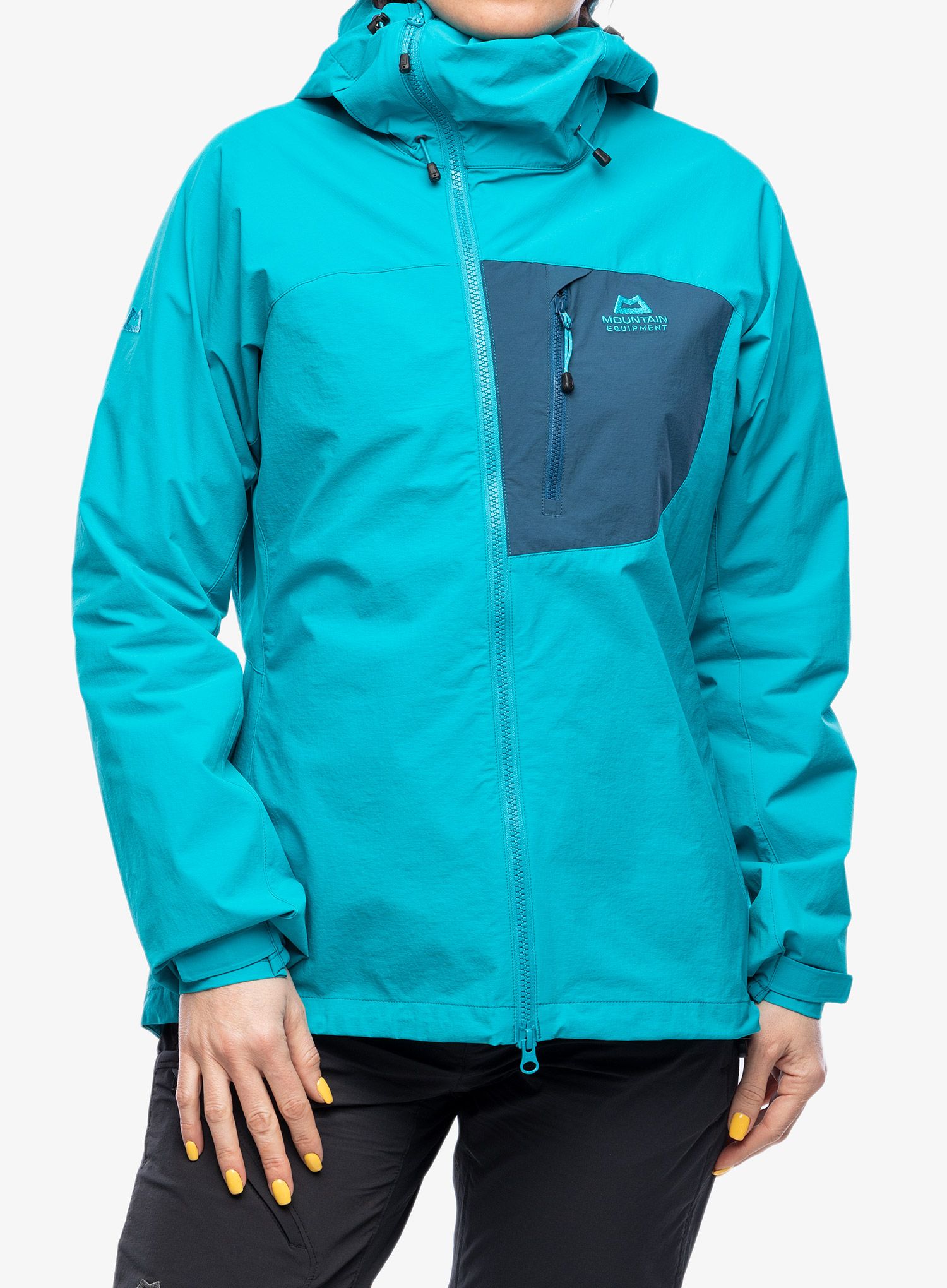 Softshellová bunda dámska Mountain Equipment Squall Hooded Jacket - topaz/majolica blue