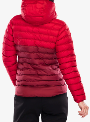 Zateplená bunda dámska Mountain Equipment Superflux Jacket - chili red/merlot