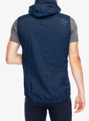 Zateplená vesta Norrona Lyngen Alpha90 Vest - indigo night