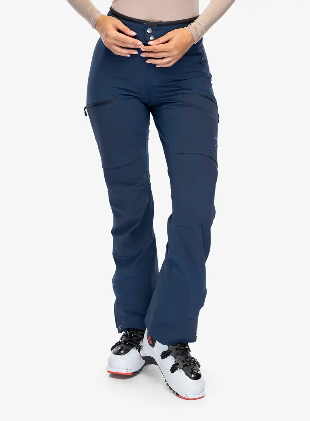 Dámske nohavice Norrona Lyngen Flex1 Light Pants - indigo night